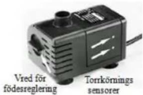 Vred för födesreglering Torrkörnings sensorer