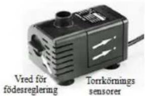 Vred för födesreglering Torrkörnings sensorer