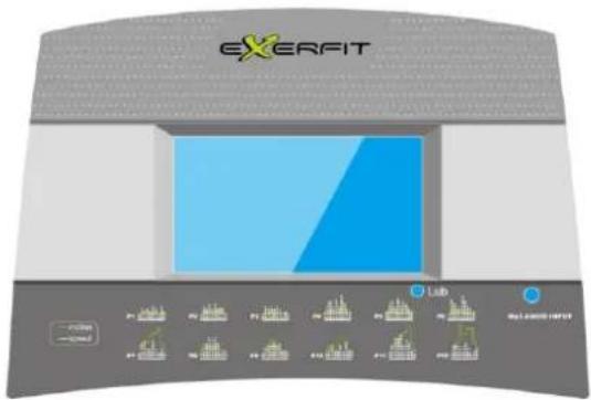 Exerfit 1900 Runner - SKÄRM - 1