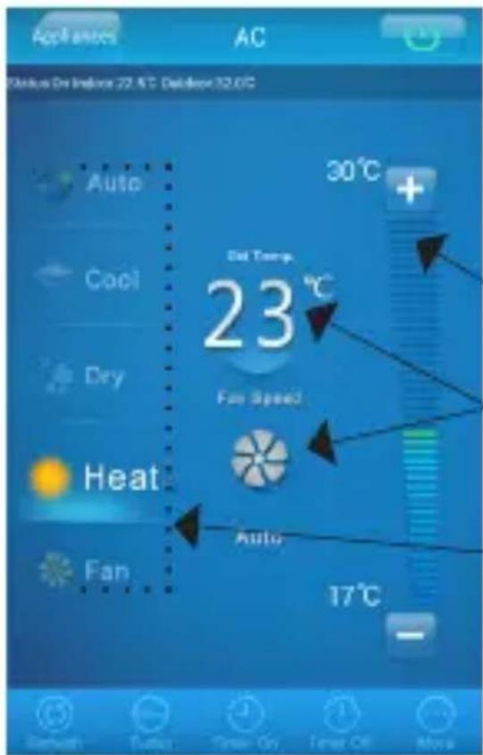 Canvac Q Heat Wifi - ANVÄNDNING AV APP - 1