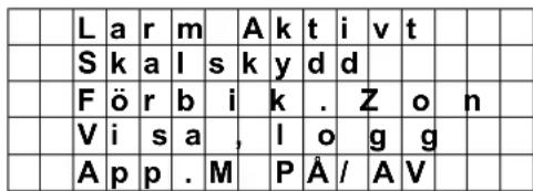 L a r m A k t i v t S k a l s k y d d F ö r b i k . Z o n V i s a , l o g g A p p . M P Å / A V