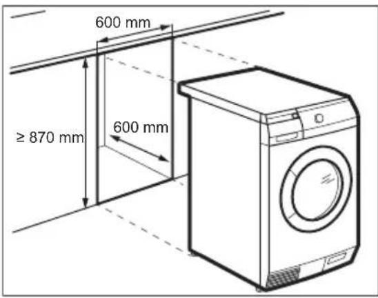 Husqvarna-Electrolux QW16970HT - Installation under en bänk - 1