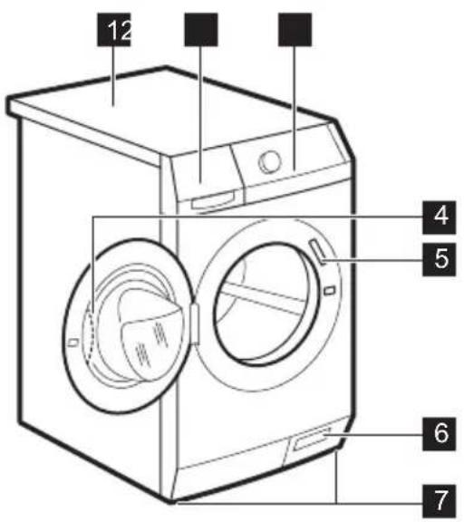 Husqvarna-Electrolux QW16850HT - PRODUKTBESKRIVNING - 1