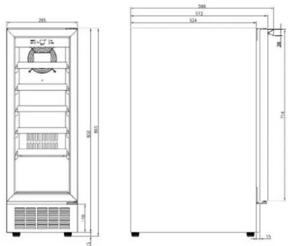KCC VDK18S - Installationsspecifikationer för inbyggnadssyfte - 1