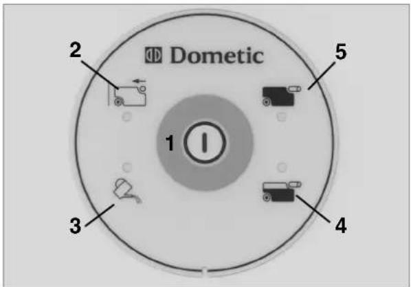 DOMETIC CTW 3050 - Kontroll- och manöverpanel - 1