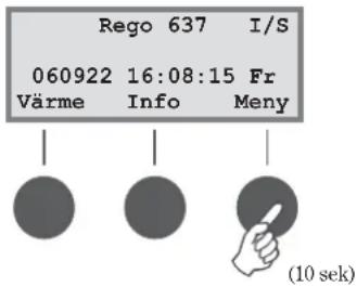 Rego 637 I/S 060922 16:08:15 Fr Värme Info Meny (10 sek)