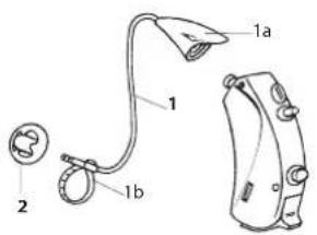Widex Mind 440 M4-9 - Hörapparat med standard ear-tip - 1