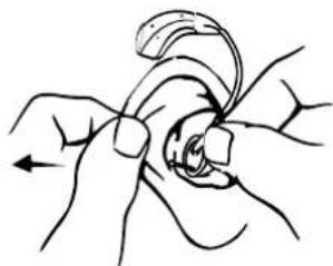 Widex Clear 440 C4-m - placera HörapparaT ocH individuell ear-Tip på/i öraT - 2