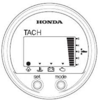 HONDA TACH set mode