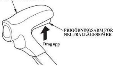 FRIGÖRNING SARM FÖR NEUTRALLÄGESSPÄRR Drag upp