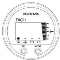 HONDA TACH set mode