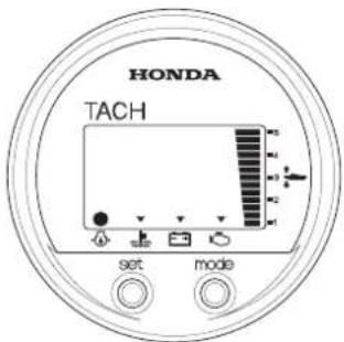 HONDA TACH set mode
