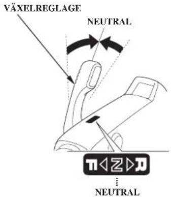 VÄXELREGLAGE NEUTRAL ↑↓Z→D ↓ NEUTRAL