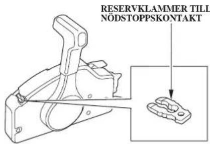 RESERVKLAMMER TILL NÖDSTOPPSKONTAKT