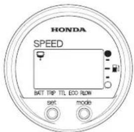 HONDA SPEED BET TRP TTL ECO RDN set mode
