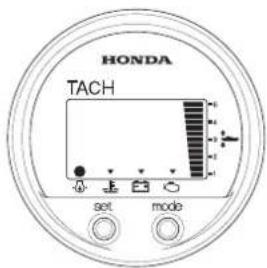 HONDA TACH set mode