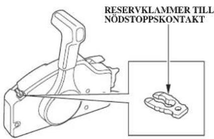 RESERVKLAMMER TILL NÖDSTOPPSKONTAKT