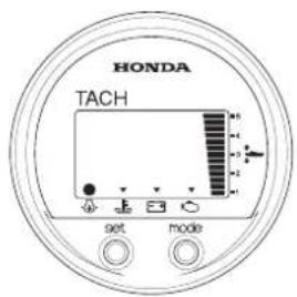 HONDA TACH set mode