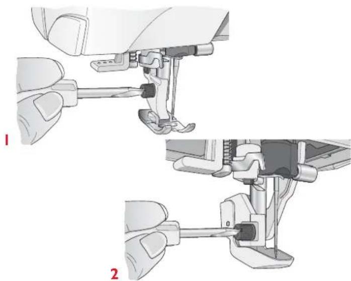 Husqvarna-Viking Design Ruby Royale - BYTA PRESSARFOT - 2