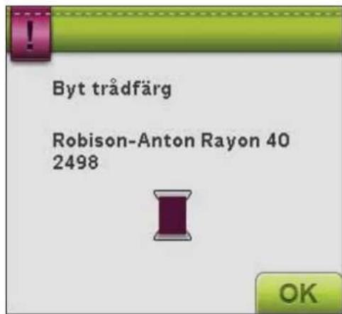 Byt trådfärg Robison-Anton Rayon 40 2498 OK
