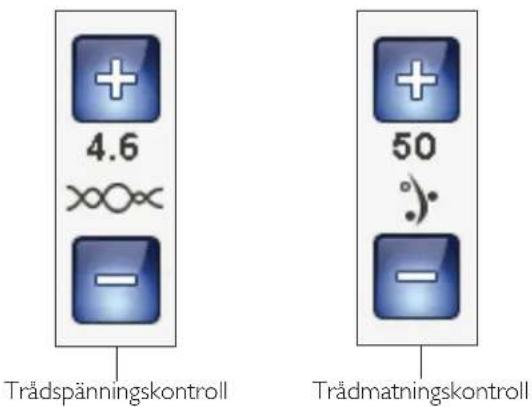 4.6 Trådspänningskontroll 50 Trådmatningskontroll
