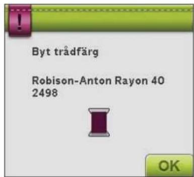 Byt trådfärg Robison-Anton Rayon 40 2498