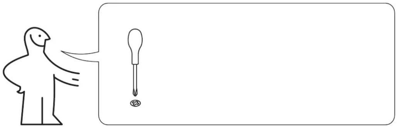 Simple line drawing showing a person pointing at a dropper with an exclamation mark, likely illustrating a chemical or biological experiment.