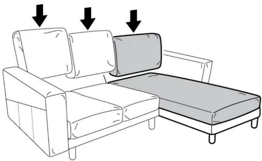 IKEA NORSBORG (+ chaise longue) - 22 - 1