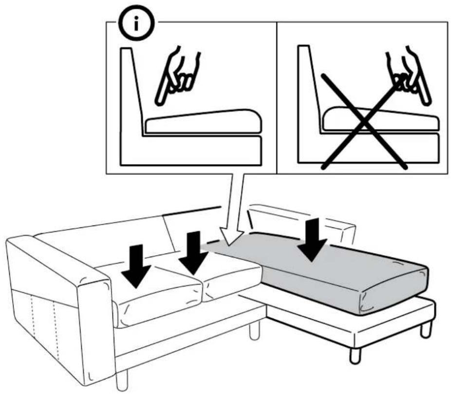 Diagram illustrating seatbelt usage rules with labeled diagrams and directional arrows indicating movement or force.