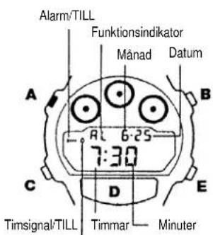 CASIO W-727 - ALARM - 1
