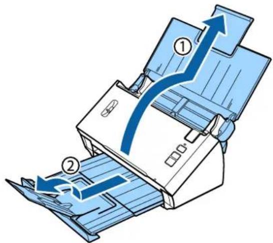 EPSON WorkForce DS-520N - Placera original på produkten - 1
