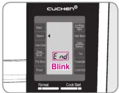 cuchen® Mast Steam Hard Boil Soup Bleth Pot Stew Roast End Blink Reheat Cook Start