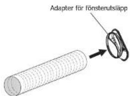 CoolMan 28S - Installering av adapter för fönsterutsläpp - 4