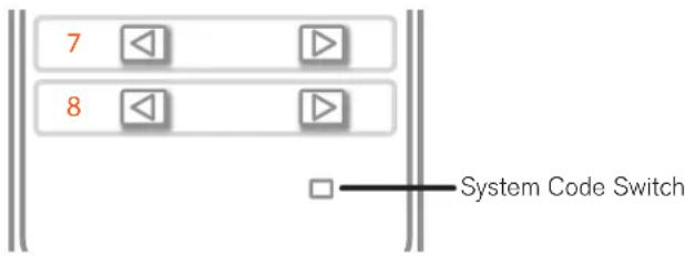 7 8 System Code Switch