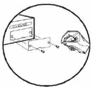 Diagram showing a hand holding a small object with labeled parts and a magnified view of its shape.