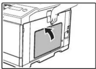 SHARP MX-C300PL - Stäng sidolocket. - 1