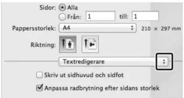 SHARP MX-C300PL - Välj utskriftsinställningar. - 1