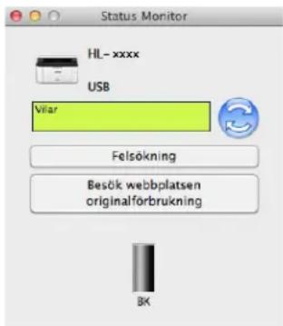 BROTHER HL-1200 E - Uppdatera maskinens status - 1