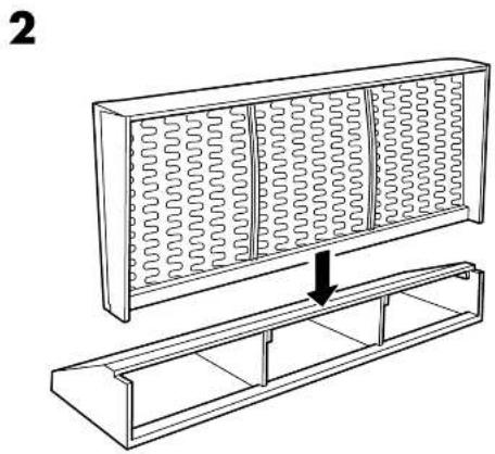 Technical line drawing of a mechanical assembly with spring-loaded components and a bracket (no text or symbols)