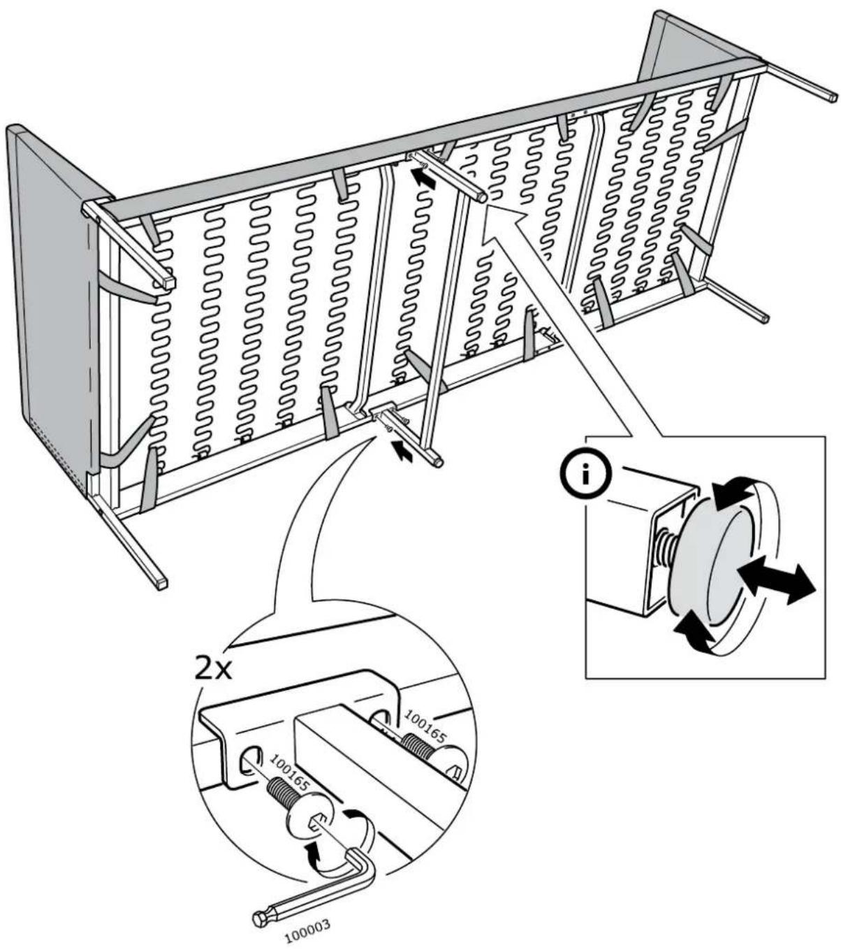 Technical diagram illustrating a mechanical cooling system with spring coils, coil arrangement, and motor drive mechanism.