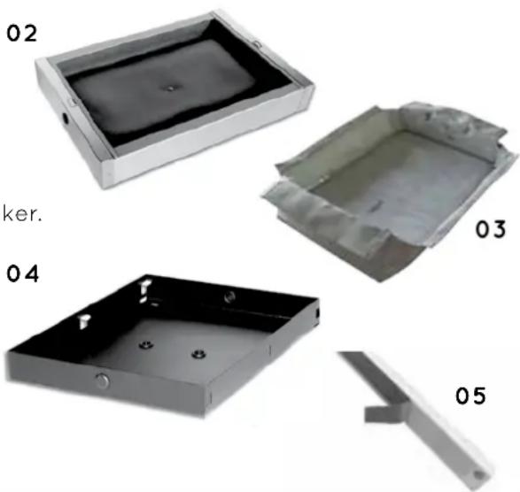 Amina Evolution AIW450iN loudspeaker - Shims - 1