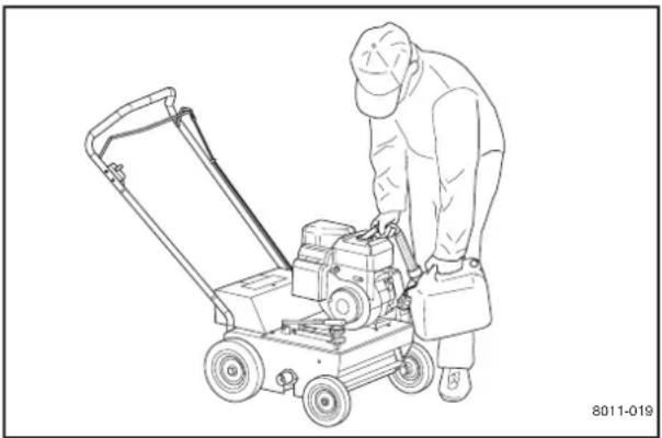 HUSQVARNA DT18C - Oljenivå reduktionsväxel - 1