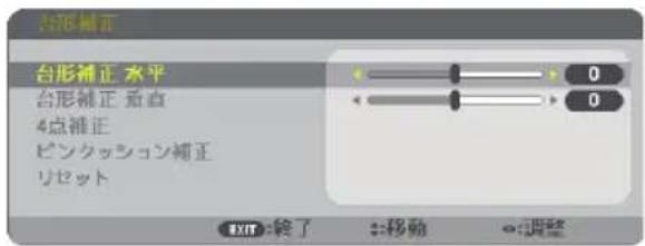 NEC NP-UM352WJL - ● 台形補正 - 1