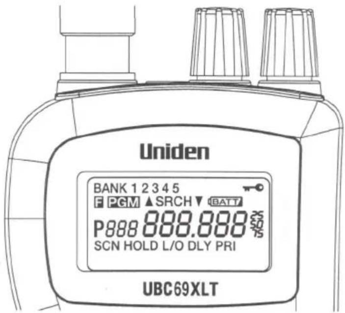 UNIDEN Bearcat UBC 69XLT - Display - 1