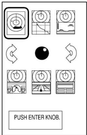 PUSH ENTER KNOB.