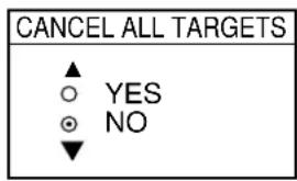 FURUNO 1753C - Terminating tracking of all targets - 1