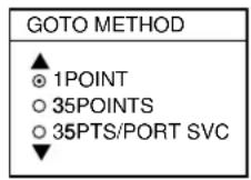 FURUNO 1753C - Selecting quick point entry method - 1