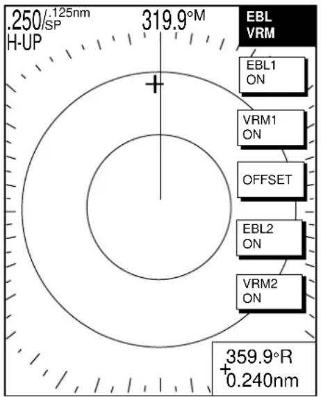 FURUNO 1753C - Measuring range by VRM - 1
