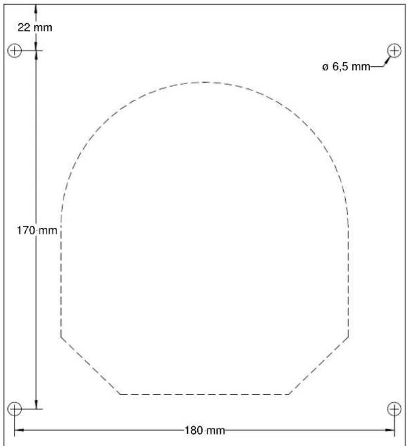 22 mm ø 6,5 mm 170 mm 180 mm