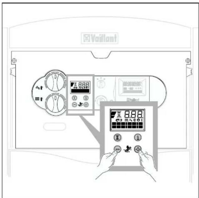 VAILLANT VKK 366 ecoVIT - Avgasanalys (För mätnings- och kontrollarbeten av sotaren) - 2